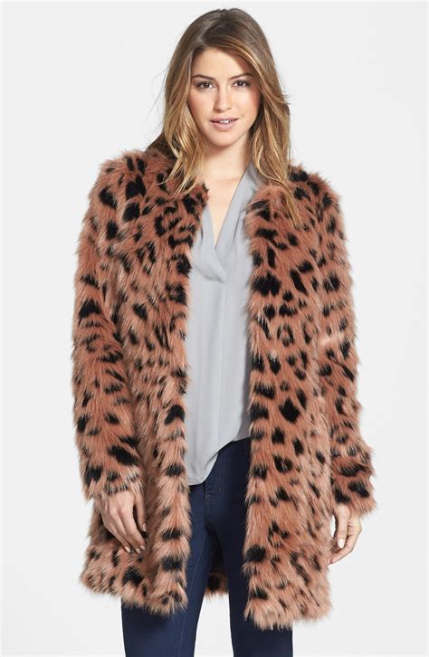 michael kors long blue faux fur coat womens|Women's MICHAEL Michael Kors Faux.